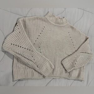 HYFVE Cream Cowl Neck Sweater